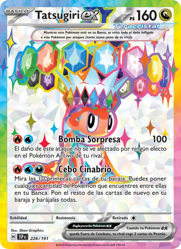 Tatsugiri ex, Chispas Fulgurantes 226