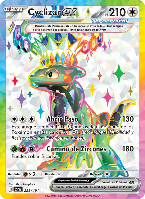 Cyclizar ex, Chispas Fulgurantes 228