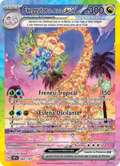 Exeggutor de Alola ex, Chispas Fulgurantes 242