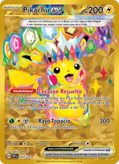 Pikachu ex, Chispas Fulgurantes 247