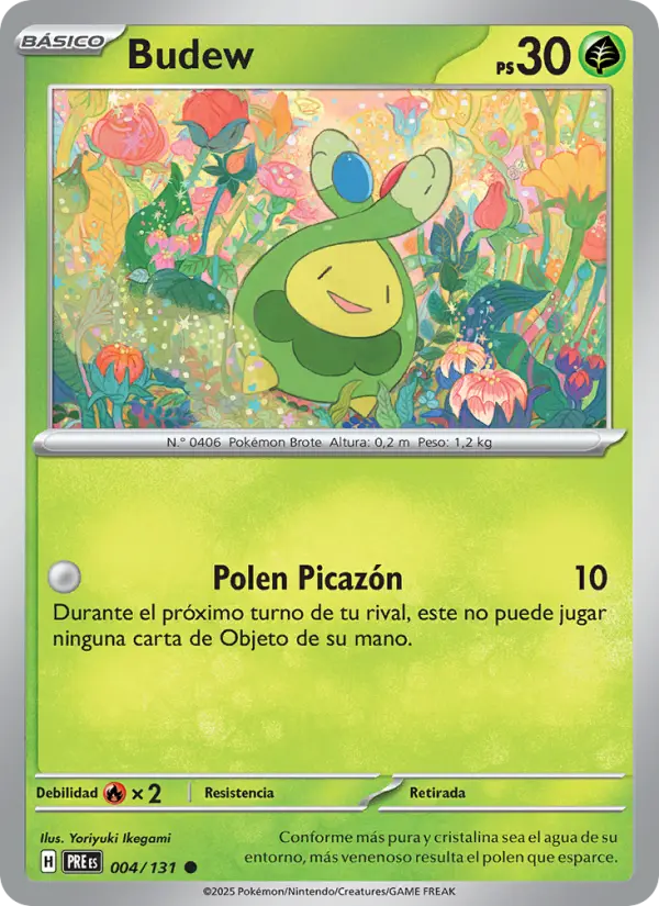 Budew, Evoluciones Prismáticas 004