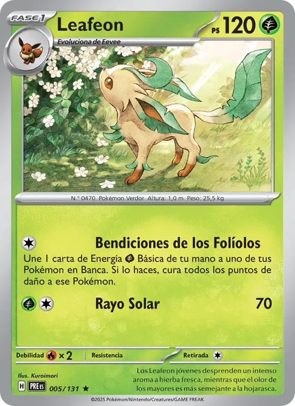 Leafeon, Evoluciones Prismáticas 005