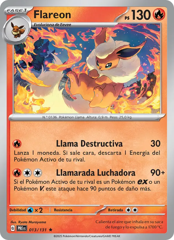 Flareon, Evoluciones Prismáticas 013