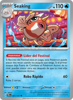 Seaking, Evoluciones Prismáticas 021