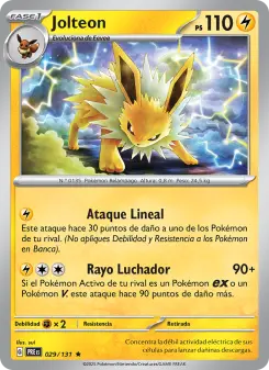 Jolteon, Evoluciones Prismáticas 029