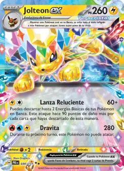 Jolteon ex, Evoluciones Prismáticas 030
