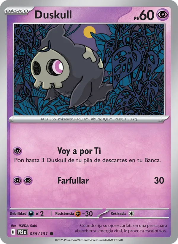Duskull, Evoluciones Prismáticas 035