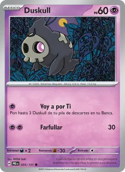 Duskull, Evoluciones Prismáticas 035
