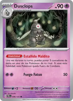 Dusclops, Evoluciones Prismáticas 036