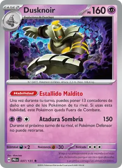 Dusknoir, Evoluciones Prismáticas 037
