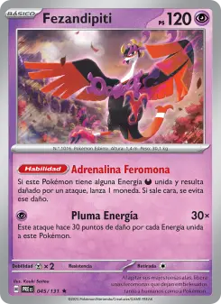 Fezandipiti, Evoluciones Prismáticas 045