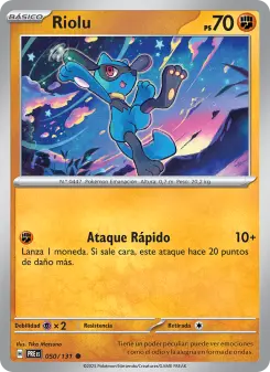 Riolu, Evoluciones Prismáticas 050
