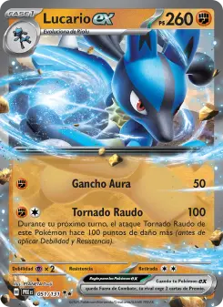 Lucario ex, Evoluciones Prismáticas 051