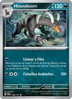 Houndoom, Evoluciones Prismáticas 063
