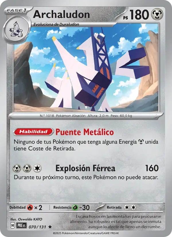 Archaludon, Evoluciones Prismáticas 070