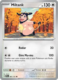 Miltank, Evoluciones Prismáticas 081