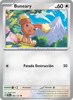 Buneary, Evoluciones Prismáticas 083