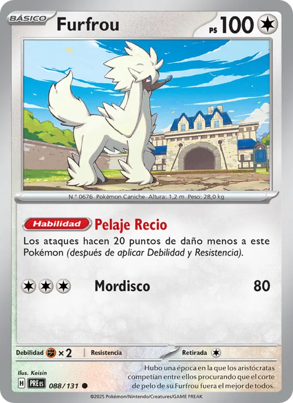 Furfrou, Evoluciones Prismáticas 088