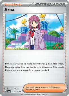 Aroa, Evoluciones Prismáticas 114