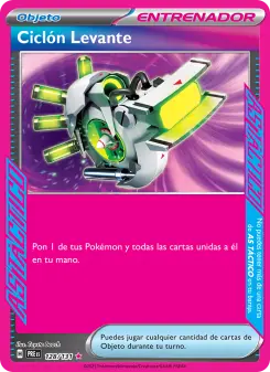 Ciclón Levante, Evoluciones Prismáticas 128
