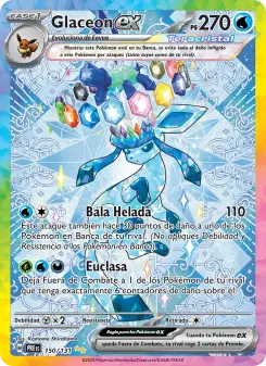 Glaceon ex, Evoluciones Prismáticas 150