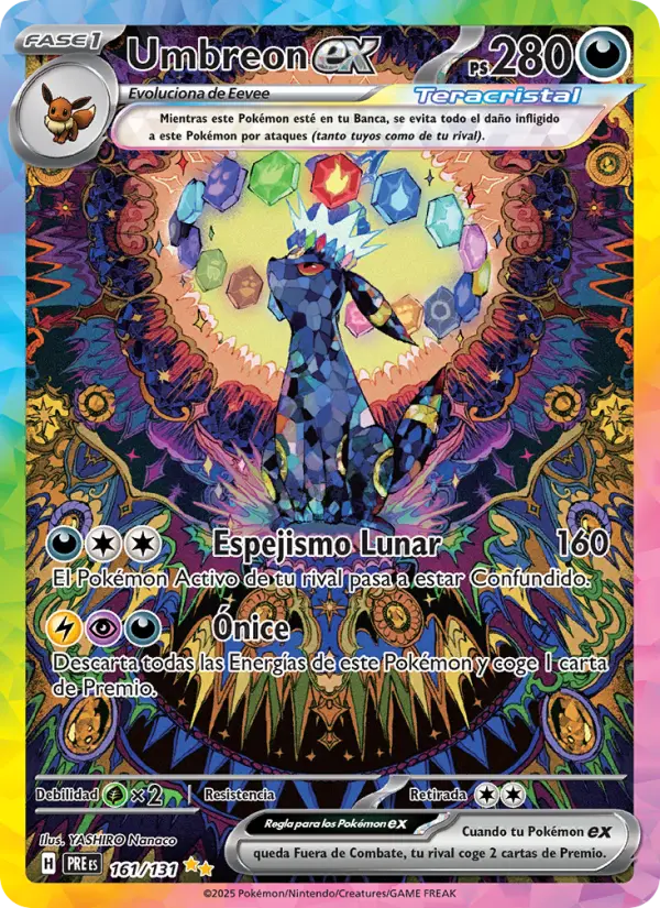 Umbreon ex, Evoluciones Prismáticas 161