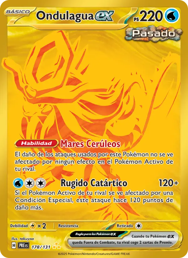 Ondulagua ex, Evoluciones Prismáticas 178