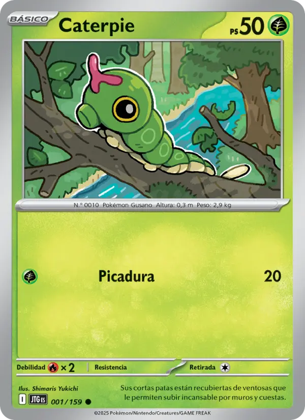 Caterpie, Juntos de Aventuras 001