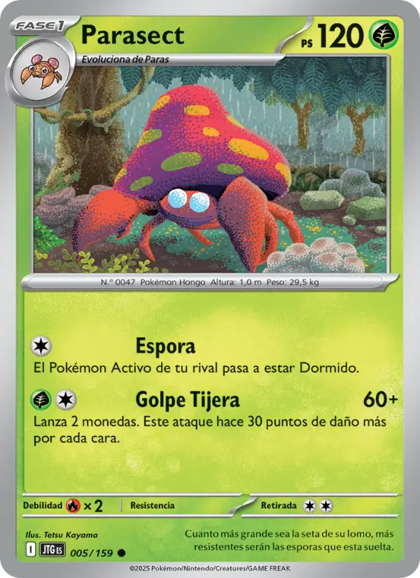 Parasect, Juntos de Aventuras 005