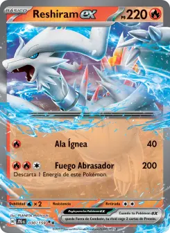 Reshiram ex, Juntos de Aventuras 030