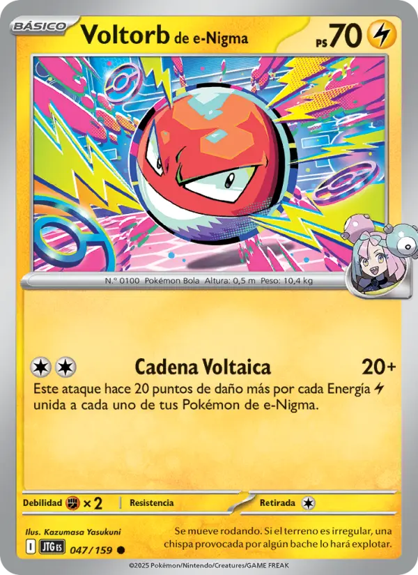 Voltorb de e-Nigma, Juntos de Aventuras 047