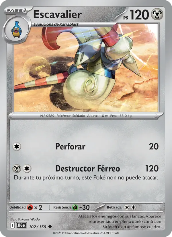 Escavalier, Juntos de Aventuras 102