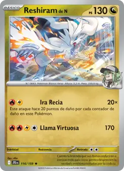 Reshiram de N, Juntos de Aventuras 116