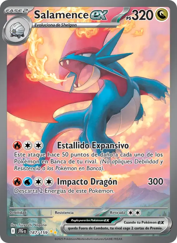 Salamence ex, Juntos de Aventuras 187