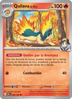 Quilava de Eco, Rivales Predestinados 033