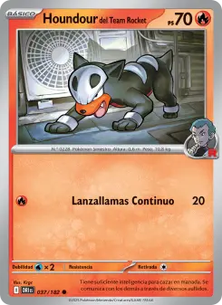Houndour del Team Rocket, Rivales Predestinados 037