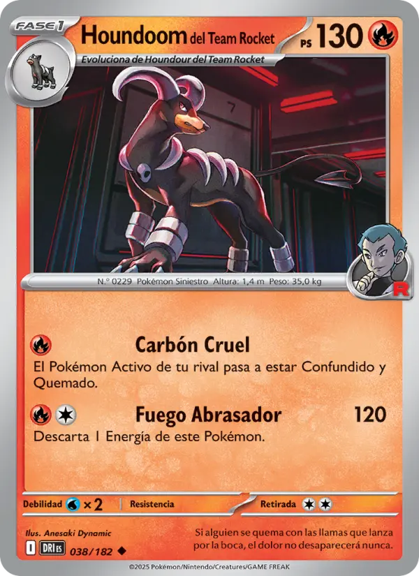 Houndoom del Team Rocket, Rivales Predestinados 038