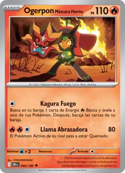 Ogerpon Máscara Horno, Rivales Predestinados 044