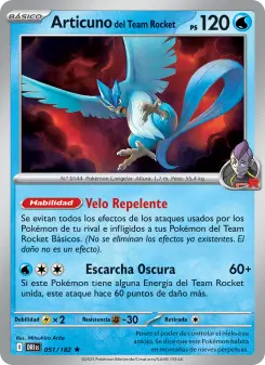Articuno del Team Rocket, Rivales Predestinados 051