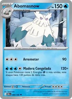 Abomasnow, Rivales Predestinados 060