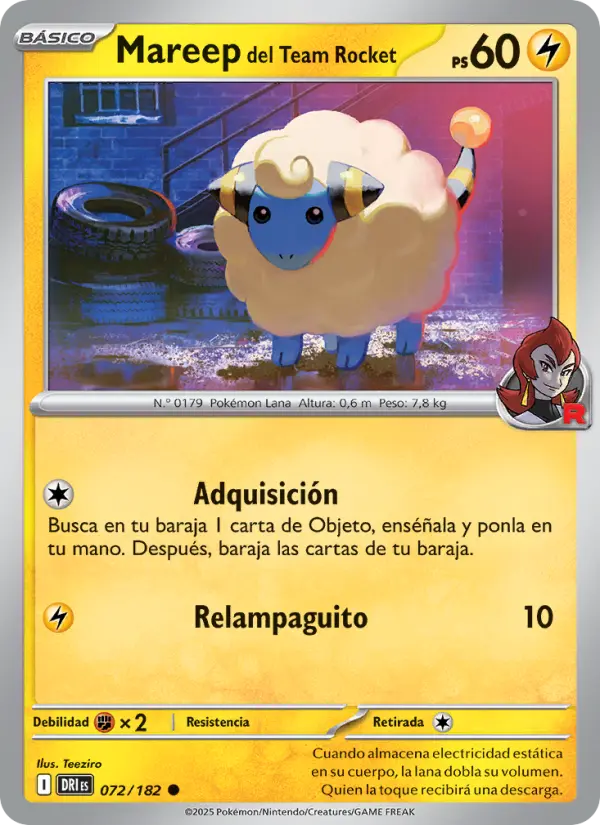 Mareep del Team Rocket, Rivales Predestinados 072