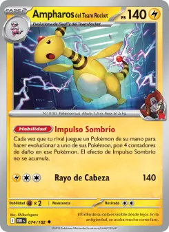 Ampharos del Team Rocket, Rivales Predestinados 074