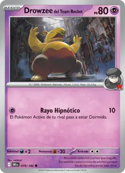 Drowzee del Team Rocket, Rivales Predestinados 079