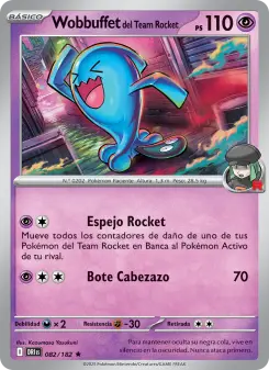 Wobbuffet del Team Rocket, Rivales Predestinados 082
