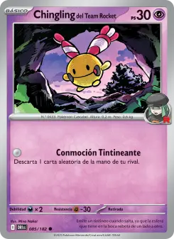 Chingling del Team Rocket, Rivales Predestinados 085