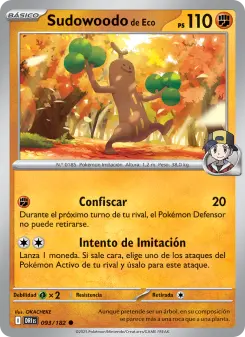 Sudowoodo de Eco, Rivales Predestinados 093