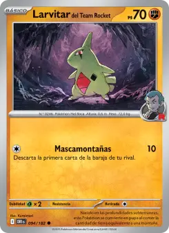 Larvitar del Team Rocket, Rivales Predestinados 094