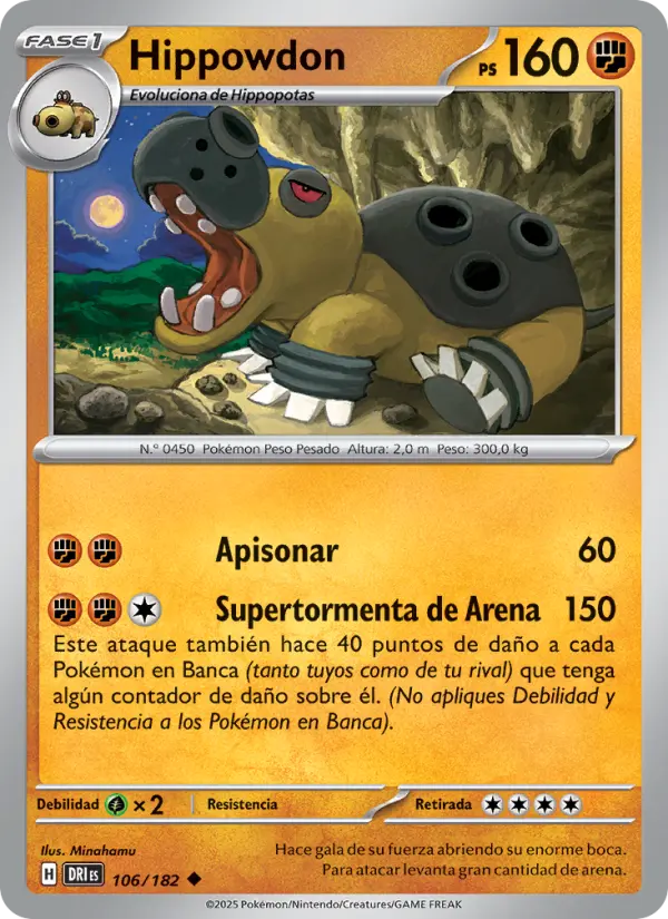 Hippowdon, Rivales Predestinados 106