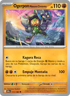 Ogerpon Máscara Cimiento, Rivales Predestinados 111