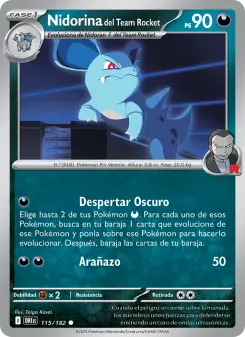 Nidorina del Team Rocket, Rivales Predestinados 115